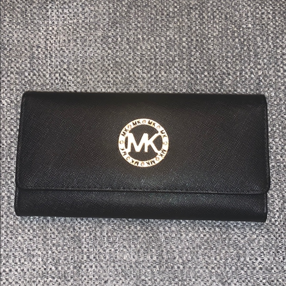 Black MK wallet